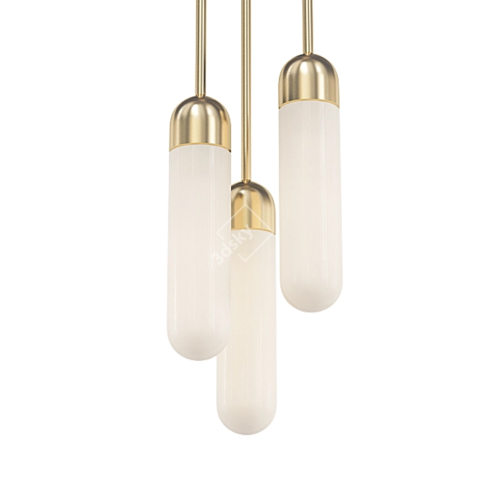 Modern Lighting Collection: Chandeliers & Pendants 3D model image 4