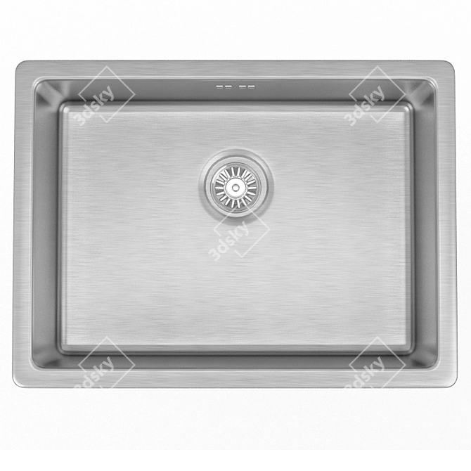 Sleek Bredskär Sink - Modern & Compact 3D model image 3