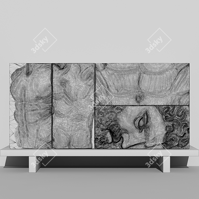 Versatile 3D Max Dresser 3D model image 2