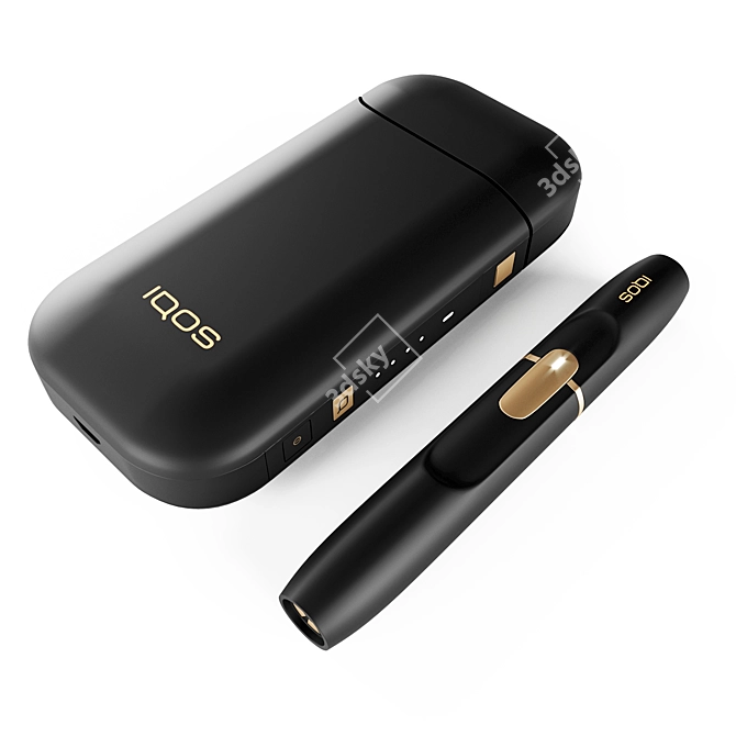 IQOS 2.4 Plus: Classic and Black 3D model image 2