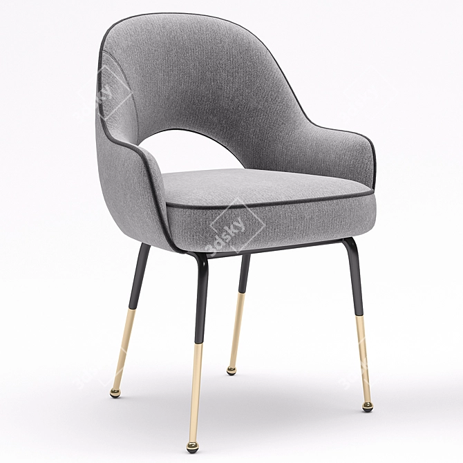 Tosconova Fifty Two Galvanic Chair: Timeless Elegance for Your Space 3D model image 2