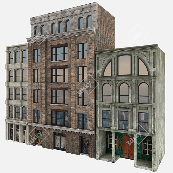 Modular Building Set 3D model image 2