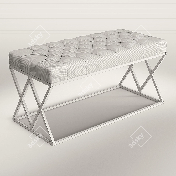 Insignia Bench: Stylish & Versatile 3D model image 3