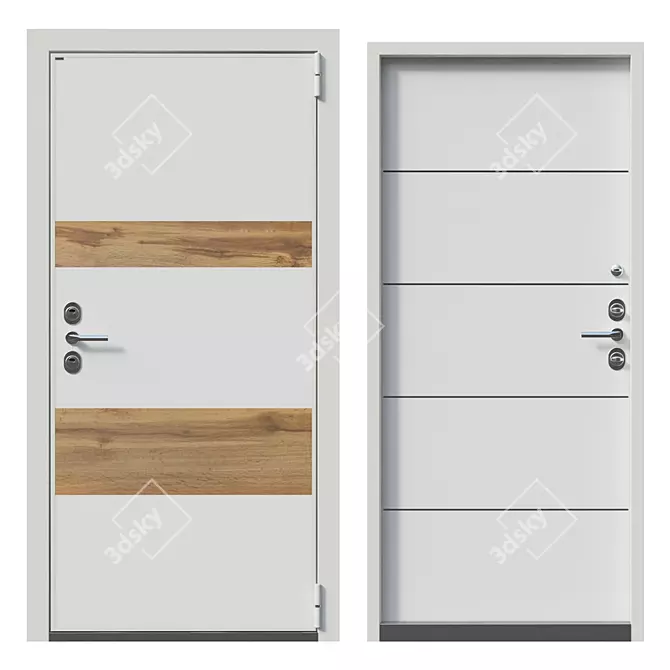 Securemme: European Designed Smart Doors 3D model image 1