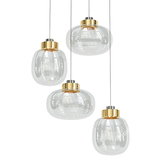 Modern Chandelier Collection 3D model image 4