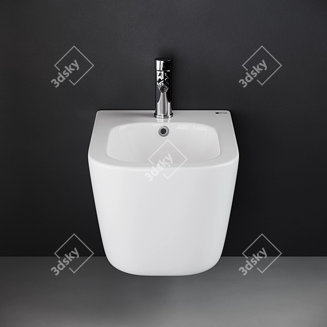 Ceramica Nova New Day Hanging Bidet CN3006 3D model image 2