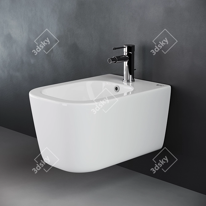 Ceramica Nova New Day Hanging Bidet CN3006 3D model image 5