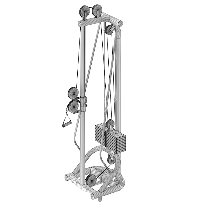 Advanced Rehab Training Equipment 3D model image 4
