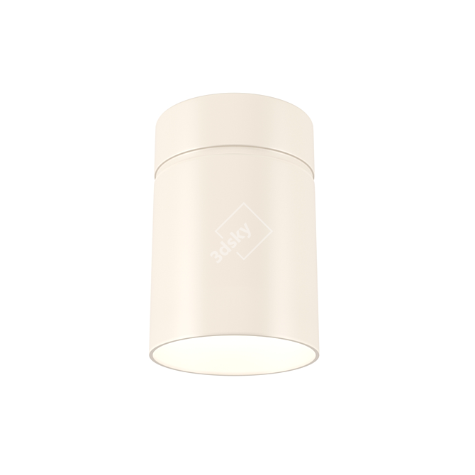 Aruba Downlight 5626-5628: Stylish, Energy-Saving Ceiling Light 3D model image 1