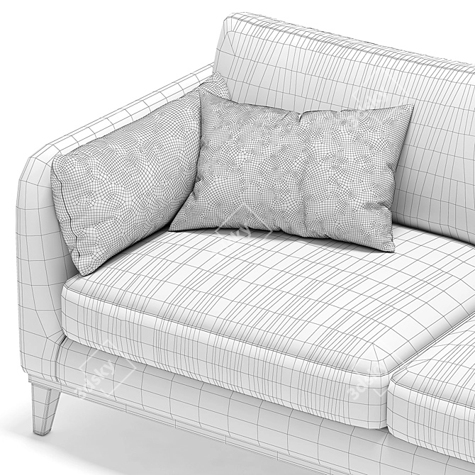 Elegance Redefined: Novak Sofa 3D model image 3