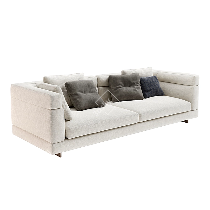 Premium Minotti Alexander Sofa 3D model image 1