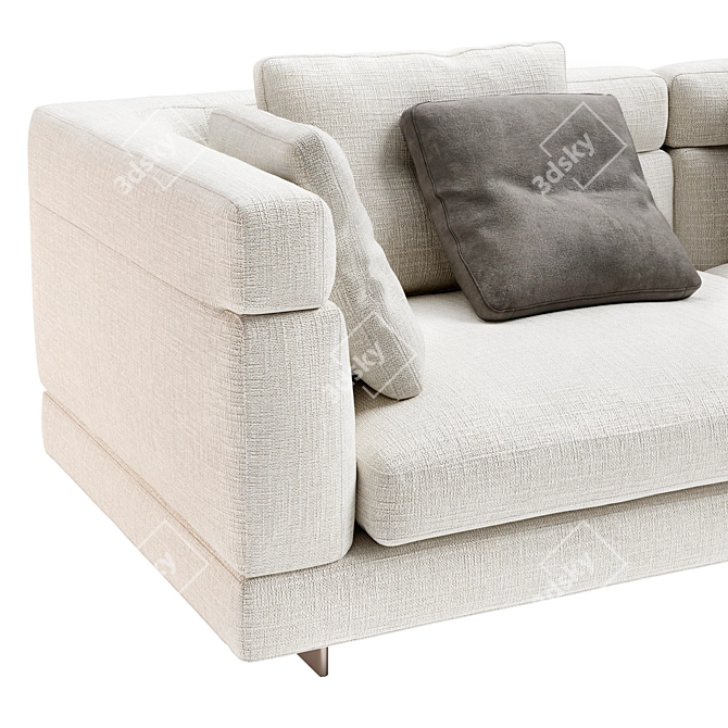 Premium Minotti Alexander Sofa 3D model image 3