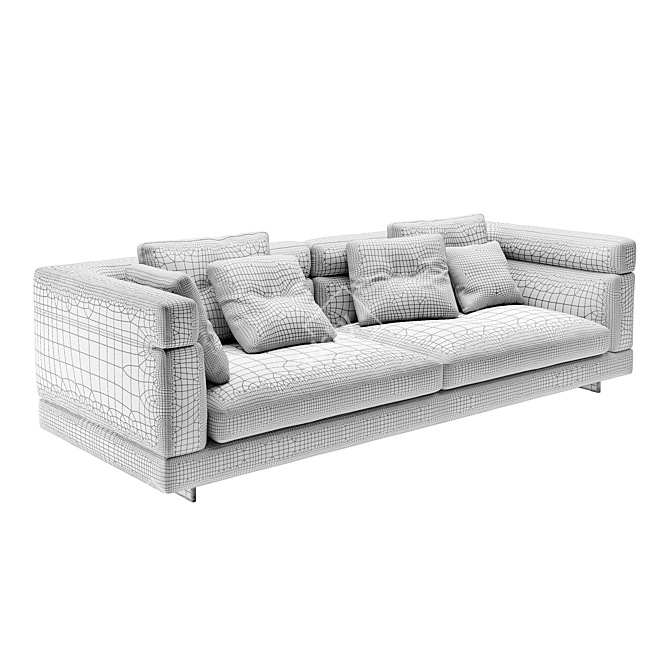 Premium Minotti Alexander Sofa 3D model image 4