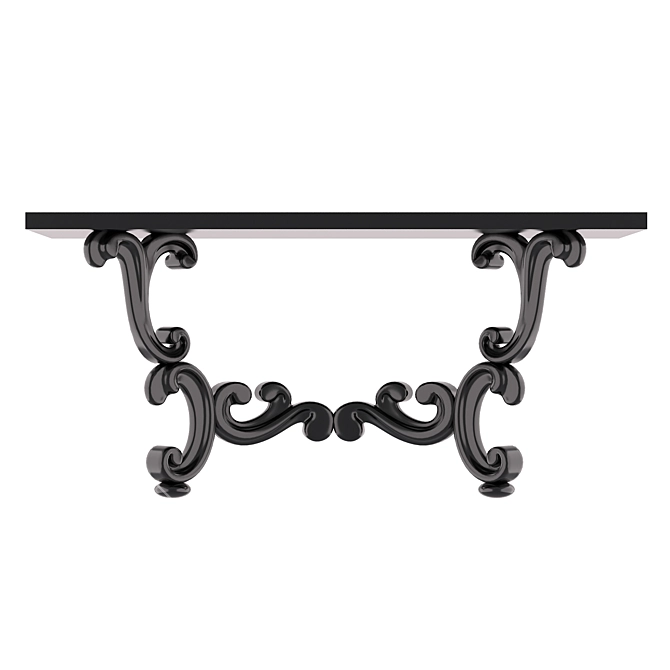 Elegant Saint Etienne Console Table 3D model image 1