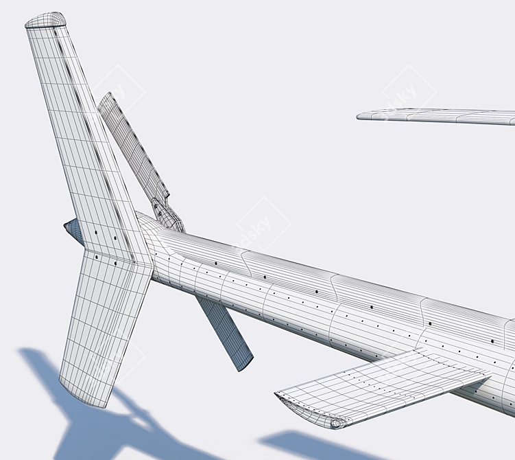 Bell 206 Helicopter: High-Quality Model. 3D model image 3