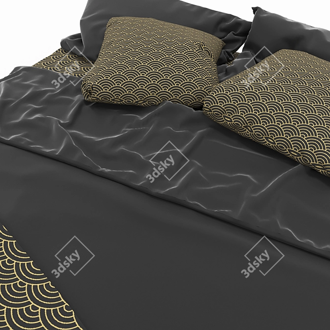 Modern 2015 Bed Design 3D model image 3