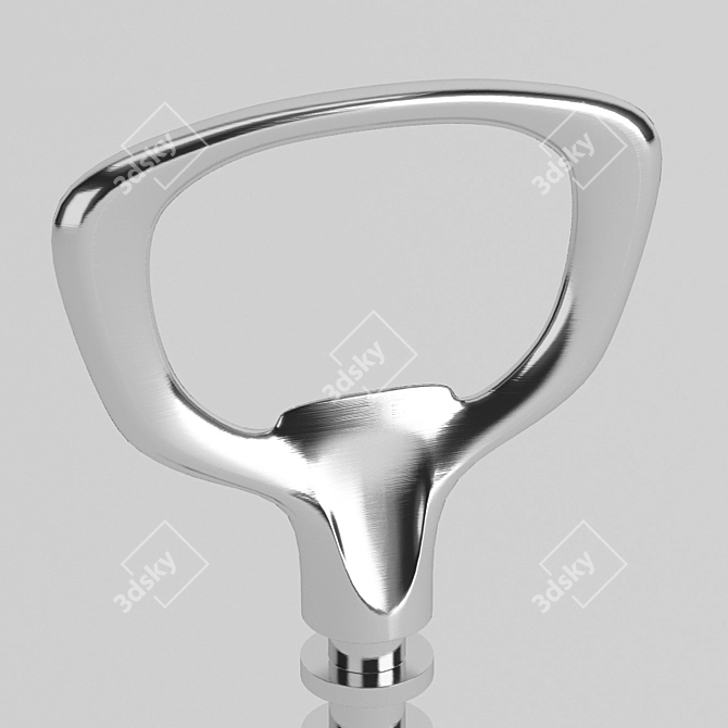 Sleek Corkscrew for Effortless Wine Opening 3D model image 4