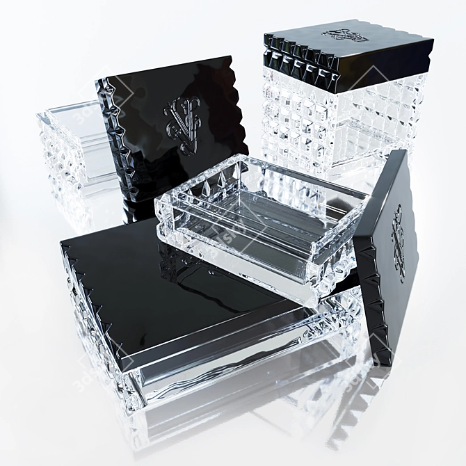 Luxury Visionnaire Irma Box: Elegant & Versatile Storage Solution 3D model image 6