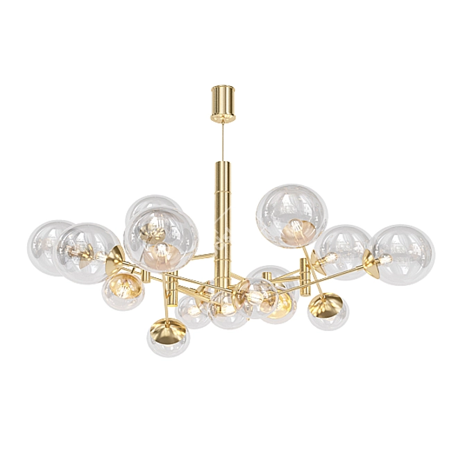 Contemporary Chandelier Collection 3D model image 3
