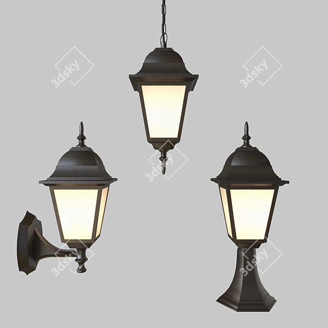 Elegant Arte Lamp Bremen 3D model image 1