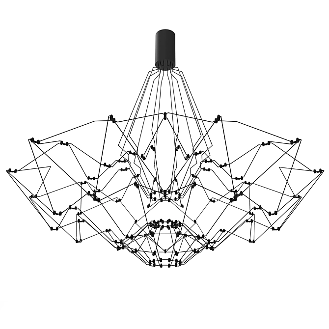 Elegant Glow Pendant: Bezhko Lighting 3D model image 7