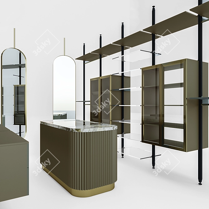 Vitra Profile Wardrobe Room 3D model image 3