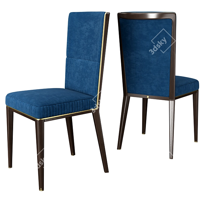 Contemporary Volpi Dining Set 3D model image 3