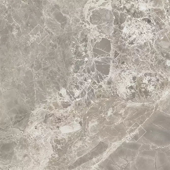 Marble Alpha Greige Set: Multi-Texture High Definition 3D model image 2