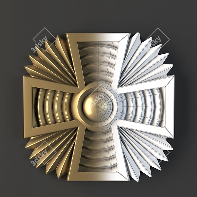 Precision CNC-ready Circla ornament 3D model image 4