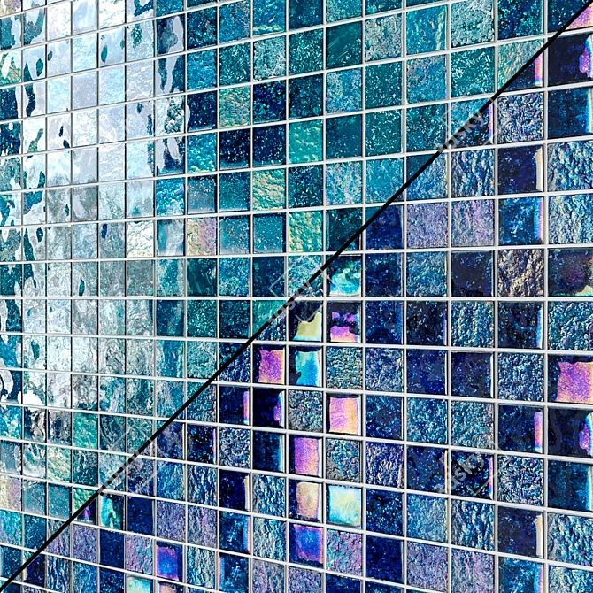 Laguna Square: Exquisite 9-Species Tile 3D model image 1