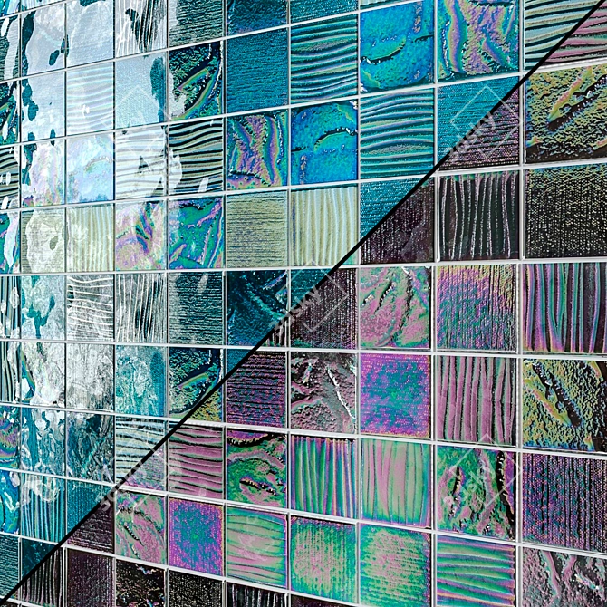 Laguna Square: Exquisite 9-Species Tile 3D model image 4