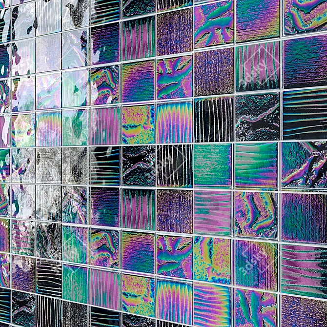 Laguna Square: Exquisite 9-Species Tile 3D model image 5