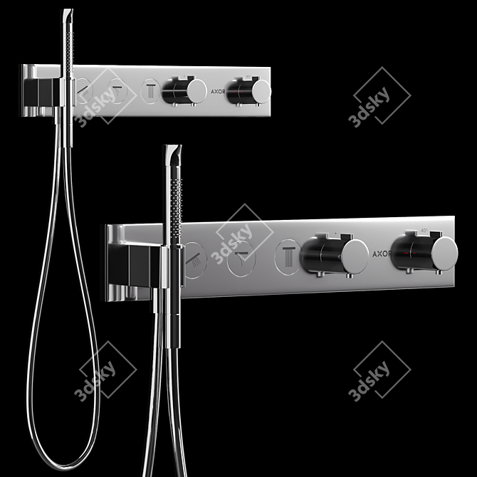 AXOR Select 530/90 Thermostatic Faucet 3D model image 6
