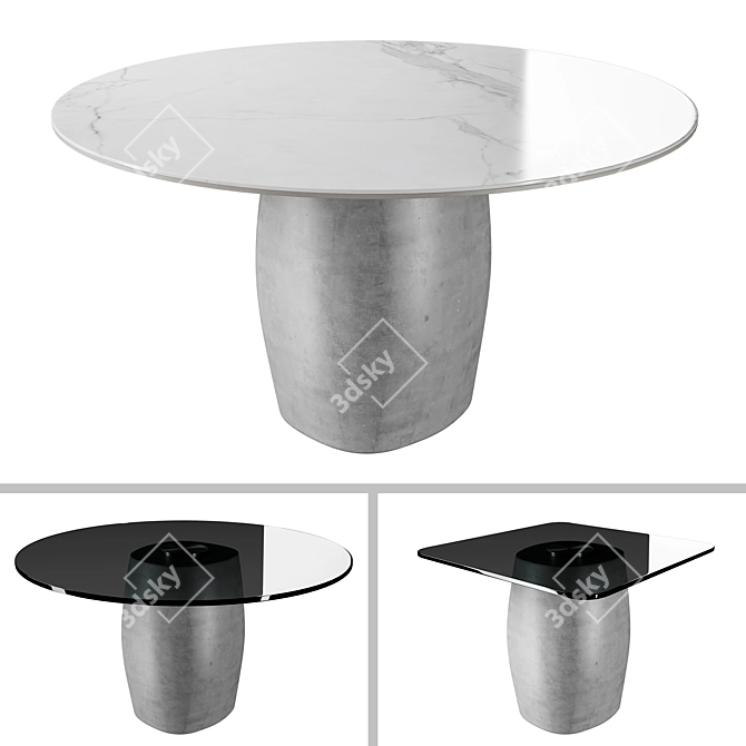Elegant Bilbao Coffee Table 3D model image 1