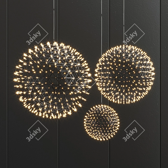 Elegant Moooi Raimond Pendant Light 3D model image 1