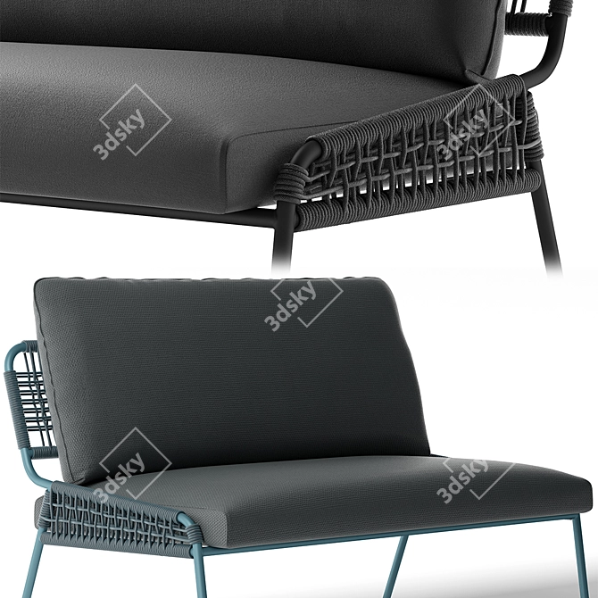 Meridiani Zoe Open Air: Unleash Your Outdoor Style 3D model image 2