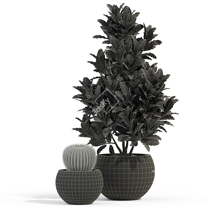 Lush Botanical Bounty: Fleurami ROYAL 3D model image 5