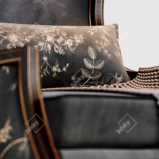 Beverly Colette: Elegant ArmChair 3D model image 2