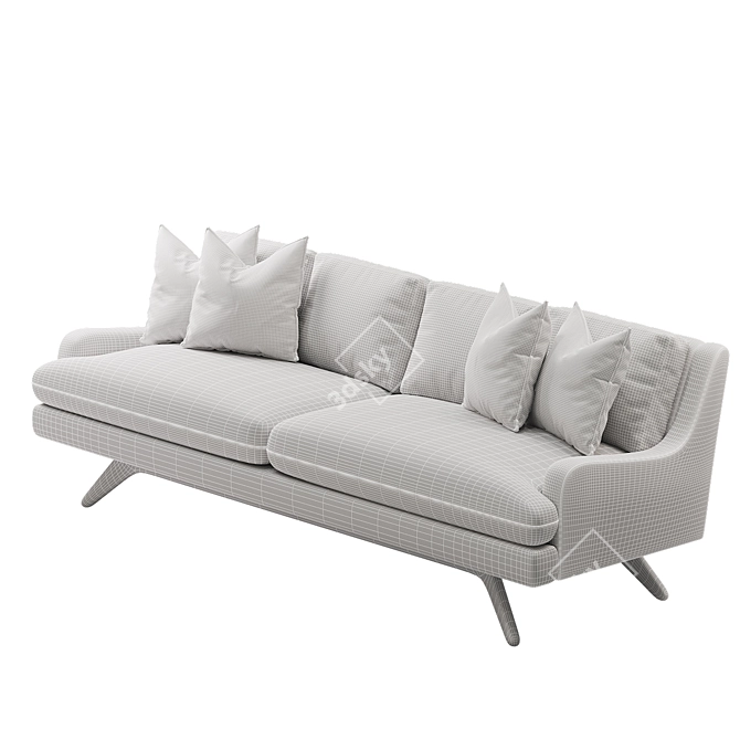 Venetian Masterpiece: Vladimir Kagan Sofa 3D model image 3