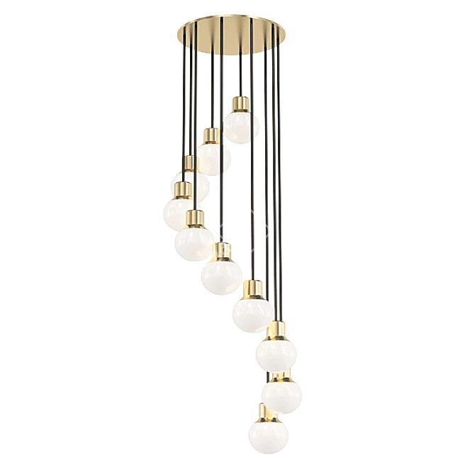 Modern Chandeliers Collection 3D model image 4