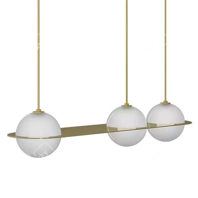 Lambert & Fils Laurent Pendant Light 3D model image 4