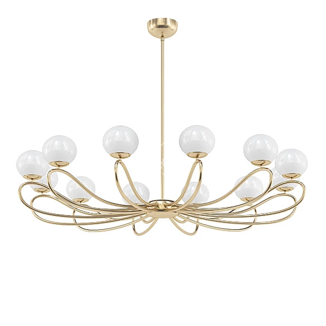 Modern Chandelier Collection 3D model image 5