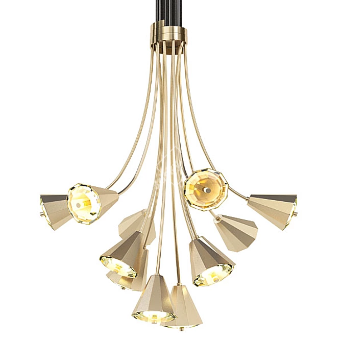 Modern Chandelier Collection 3D model image 3