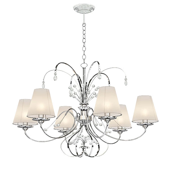 Modern Chandelier Collection 3D model image 5