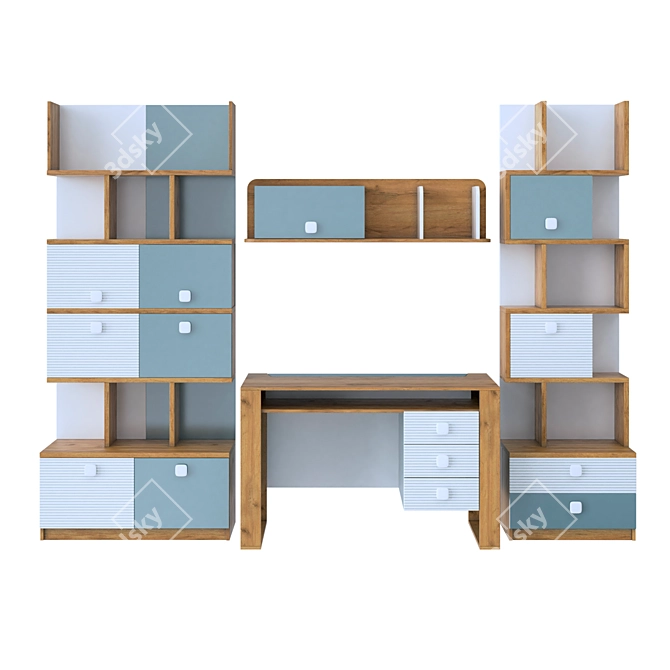 Modex-2 Children's Furniture Set 3D model image 3