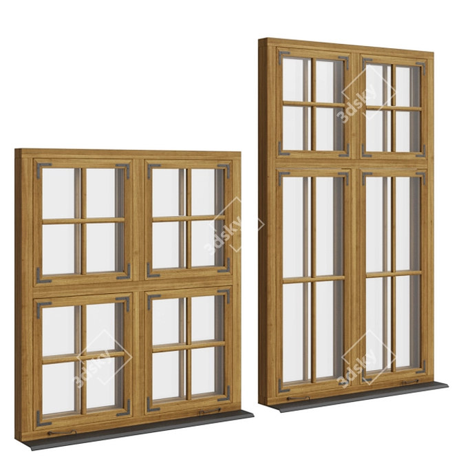 Royal Castle Windows 3D model image 1