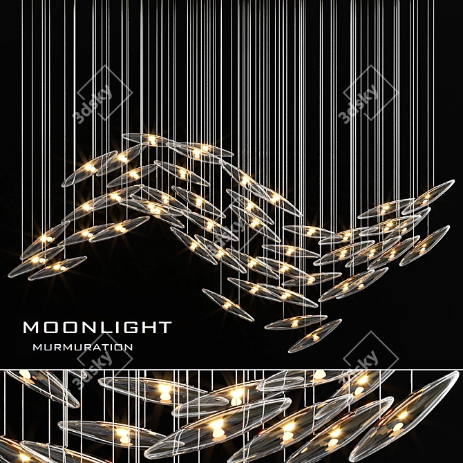  Enchanting Moonlight Murmuration Lights 3D model image 1