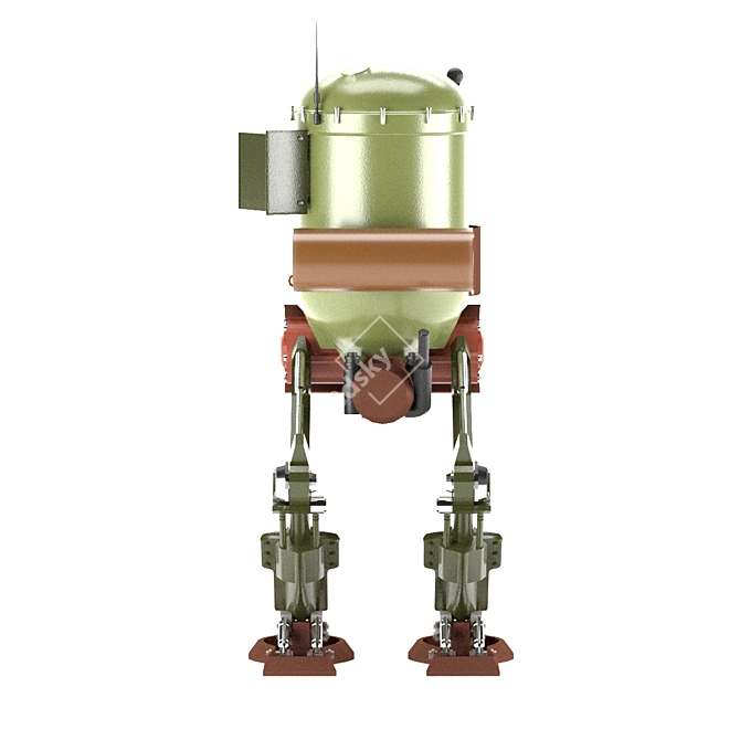 Republic's Battling Automaton 3D model image 5