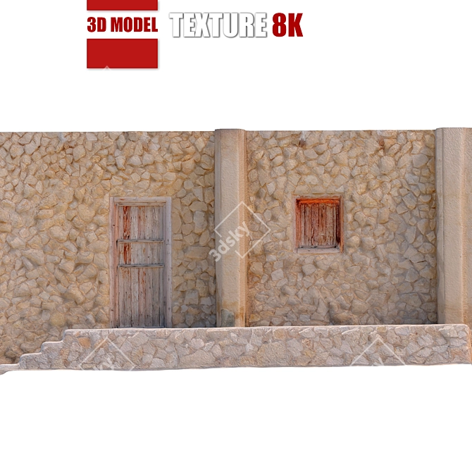 Facade 170: High-Quality Detailed Model 3D model image 1