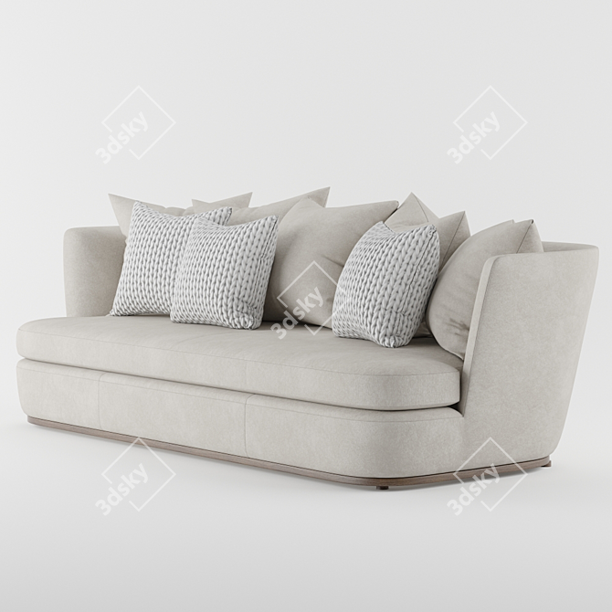 Minimalist Apollo Sofa - Maxalto 3D model image 1